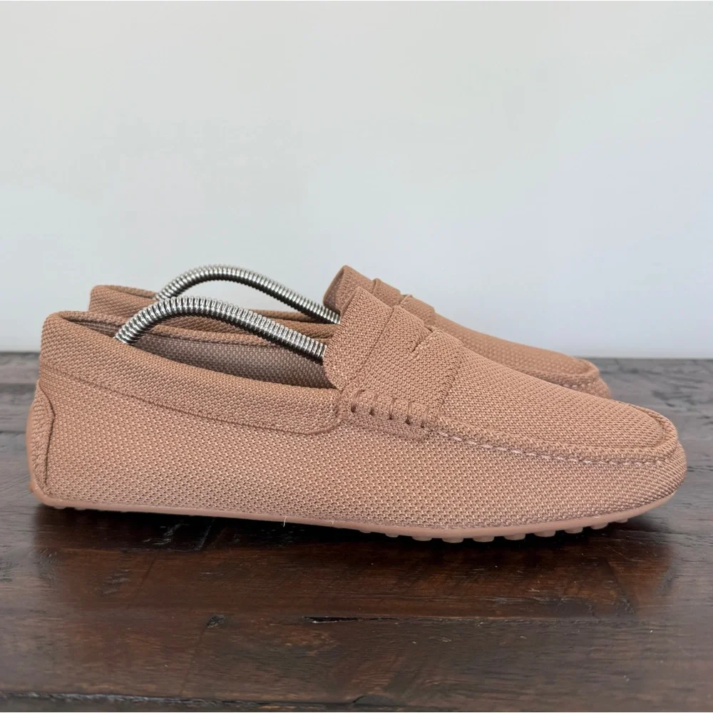 PETER MILLAR Men’s Cruise Crown Knit Driver Shoe Loafer in Scotch Size 8.5